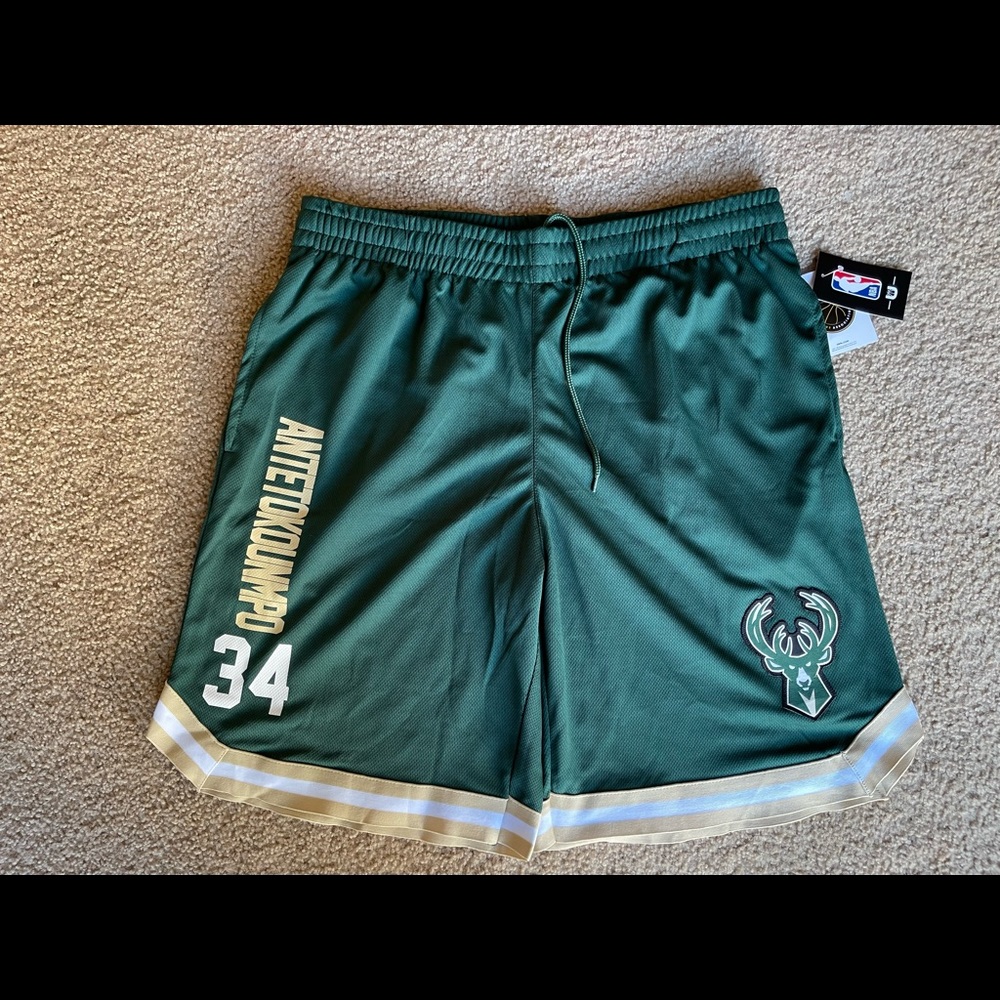Brand New with Tags NBA basketball Shorts Minnesota Bucks